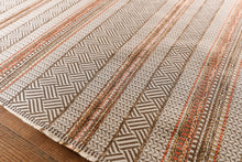 Load image into Gallery viewer, Autumn Horse and Carriage Patterned Plush Upholstery Fabric