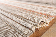 Load image into Gallery viewer, Autumn Horse and Carriage Patterned Plush Upholstery Fabric