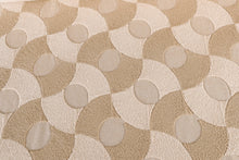 Load image into Gallery viewer, Like it Loud Cream & White Patterned Plush Upholstery Fabric