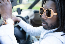 Load image into Gallery viewer, Bewell wooden sunglasses, wooden sunglasses, wood sunglasses