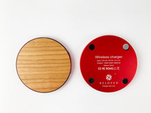 Load image into Gallery viewer, Beloved Red Bird Wooden 15w Charger for Smartphones and Mobile Devices