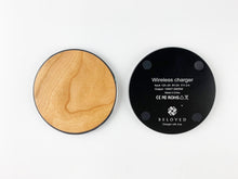 Load image into Gallery viewer, Beloved Black Bird Wooden 10w Charger for Smartphones and Mobile Devices