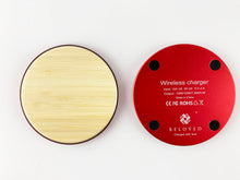 Load image into Gallery viewer, Beloved Red Bird Wooden 15w Charger for Smartphones and Mobile Devices