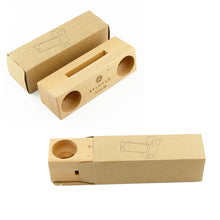 Load image into Gallery viewer, Beloved natural wood speaker and stand for smart phone-Hathor