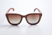 Load image into Gallery viewer, Red sandalwood sunglasses, wooden sunglasses, engraved sunglasses, bewell sunglasses