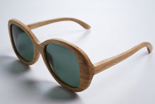 Load image into Gallery viewer, wood sunglasses, wooden sunglasses, Bewell sunglasses, engraved sunglasses