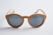 Load image into Gallery viewer, wood sunglasses, engraved sunglasses, bewell sunglasses
