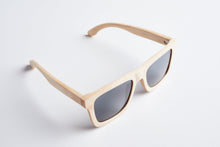 Load image into Gallery viewer, wood sunglasses, wooden sunglasses, Bewell sunglasses, engraved sunglasses