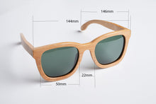 Load image into Gallery viewer, Bamboo sunglasses, wooden sunglasses, Bewell wood sunglasses